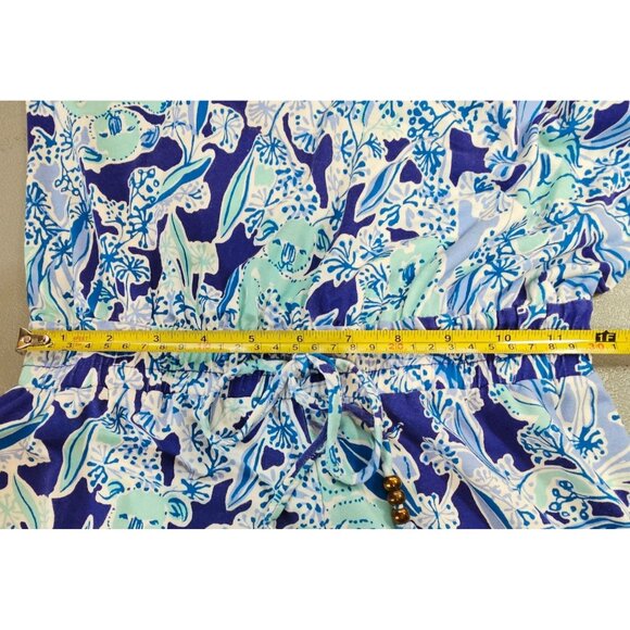 Lilly Pulitzer Womens XXS Paulina Floral‎ Jumpsuit Royal Purple Koalatications - Picture 9 of 13